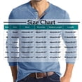 thumbnail image 3 of zfhfof Mens Henley Shirts Fall Fashion Long Sleeve Casual Basic T Shirt 3 Button Pocket Classic Lightweight Cotton Tee Tops, 3 of 7