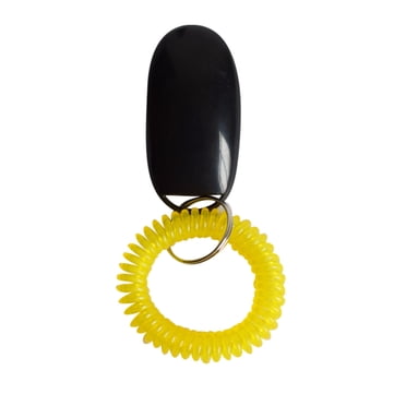 Agiferg Portable Dog Button Clicker Sound Trainer Pet Training Tool Wrist Band Accessory