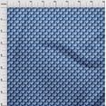 thumbnail image 4 of oneOone Georgette Viscose Medium Blue Fabric Geometric Quilting Supplies Print Sewing Fabric By The Yard 42 Inch Wide, 4 of 5