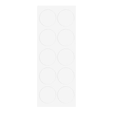 10 Pcs Autocollants Adhésifs à Pois Double Face 1,37 Pouces Amovibles Affiche Pâte Collante