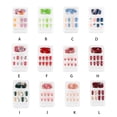 thumbnail image 3 of relayinert False Nail Removable Wearable Simple to Apply Smooth Surface Various Shapes Fake Fingernail Strong Viscosity Charming Paster 4, 3 of 7