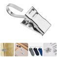 thumbnail image 4 of 25pcs Stainless Steel Curtain Clips With Hooks Metal Clips For Hanging Curtains Clips For Hanging Hook Clips Hat Clips For Hanging, 4 of 8