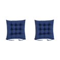thumbnail image 2 of serony Waterproof Seat Cushion For Outdoor Activities Breathable Polyester Fabric Pearl Filling Polyester Fabric Is dark blue 2Set, 2 of 6