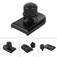 thumbnail image 1 of Rear    Tab Cover Screw Motorcycle   Tab Screw Mount Knob Cover Silver/Black, 1 of 8