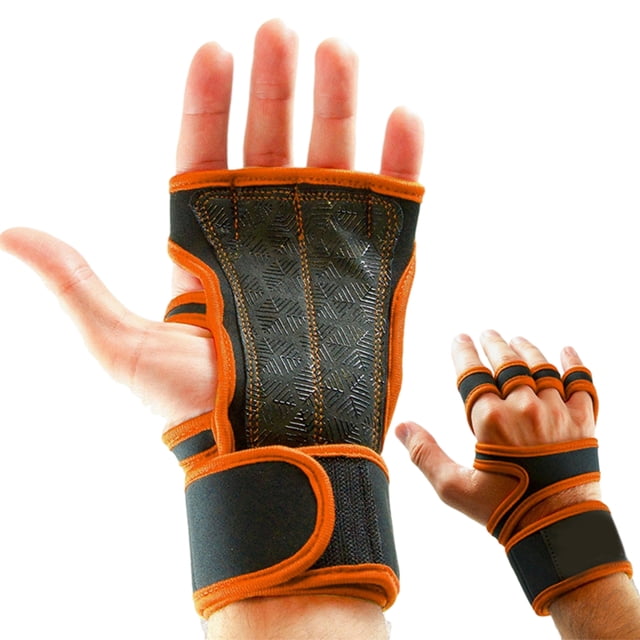 Redempat 2pieces Stay Cool And Comfortable With Multifunctional Gym Gloves Breathable Orange M 1Set