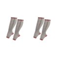 thumbnail image 1 of Maytalsory Chaussettes de Compression Respirantes à Fermeture Éclair Performance avec Confort Maximal Gris P/M 2Ensemble, 1 of 6