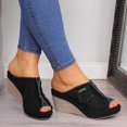 thumbnail image 1 of JUNWELL Sandales Compensées Espadrilles en Denim pour Femmes avec Nœud Noué Nouveau, 1 of 10