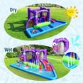 thumbnail image 4 of Gymax Inflatable Water Slide Castle Kids Bounce House w/ Octopus Style & 750W Blower, 4 of 10