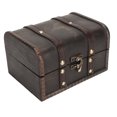 thumbnail image 1 of Wooden Treasure Box, Strong Durable Jewelry Storage Box Thickened  For Necklace, 1 of 8