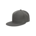 thumbnail image 1 of Top Headwear Flat Bill Adjustable Snapback Cap - Dark Grey, 1 of 2