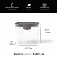 thumbnail image 3 of Starfrit Prokeeper Brown Sugar Storage Container with Terracotta Disk, Graduated Measurements, 2.5lb/1.1kg, Airtight, 3 of 6