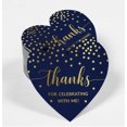 thumbnail image 2 of Inkdotpot Pack Of 50 Real Gold Foil Paper Tags Thanks For Celebrating With Me Birthday Favor Hang Tags, 2 of 6