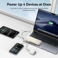 thumbnail image 4 of Baseus Portable Charger with Built in Cable, 100W Laptop Power Bank 20000mAh, Travel Essential Fast Charging USB C Battery Pack for MacBook, iPhone 1, 4 of 7
