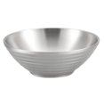 thumbnail image 1 of Non-slip Stainless Steel Bowl Stainless Steel Soup Bowl Korean Style Golden Silver Color Fruit Salad Bowl Single Layer Home Tableware Kitchen Utensils, 1 of 1