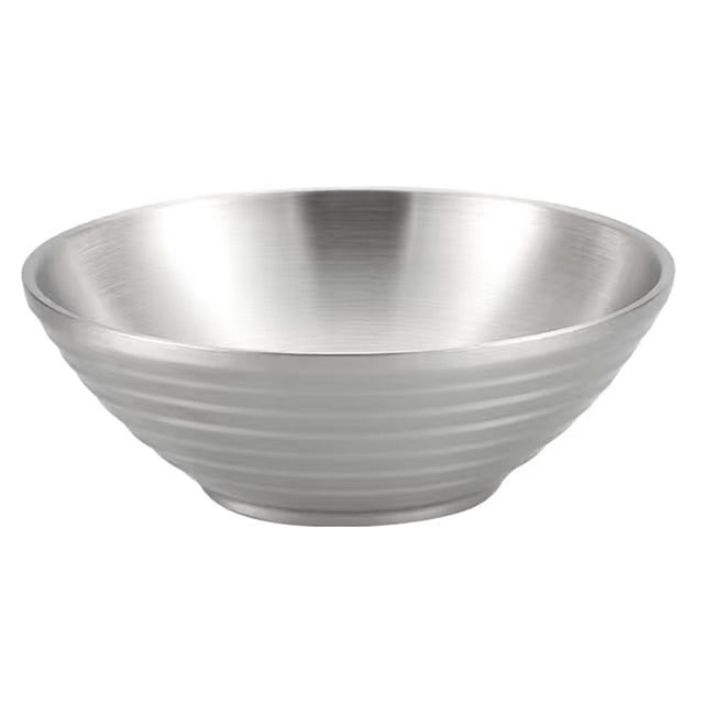 Non-slip Stainless Steel Bowl Stainless Steel Soup Bowl Korean Style Golden Silver Color Fruit Salad Bowl Single Layer Home Tableware Kitchen Utensils