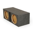 thumbnail image 4 of QPower QBASS Dual 12 Inch Car Audio Subwoofer Enclosure, Charcoal (4 Pack), 4 of 5