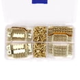 thumbnail image 3 of Frame WJ-30021 100pcs Double Sided Sawtooth Hanging Photo Frame Hangers Hooks 200pcs Screws, 3 of 7