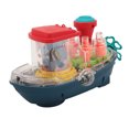 thumbnail image 2 of Jouet Navire Transparent à Engrenages, Fonction de Projection Navire Jouet Transparent Lumineux Portable pour Enfants, 2 of 7
