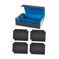 thumbnail image 2 of MERIGLARE Boîte Organisatrice pour Jeu de Cartes en Cuir PU, Résistante à l'Usure, Contenant pour Cartes à Jouer, Bleu, 2 of 9