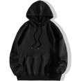thumbnail image 4 of WEAIXIMIUNG Fall Sweatshirts for Women Plus Size Ladies' Autumn and Winter Fashionable Rugby Print Hooded Sweatshirt, 4 of 5