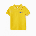 thumbnail image 2 of PatPat Family Matching Sets Preppy Style Solid Color Polo Shirt or Colorful Plaid Ruffle Hem Belted Strap Dress, 2 of 3