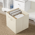 thumbnail image 2 of YOYTOO Lot de 2 Bacs de Rangement en Tissu Pliables, Bacs de Rangement Pliables de 11 Pouces, 2 of 7