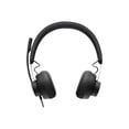 thumbnail image 4 of Logitech Zone Casque Filaire à Réduction de Bruit - pour Microsoft Teams - Casque - Supra-Auriculaire - Filaire - Réduction de Bruit active - USB-C - graphite, 4 of 8