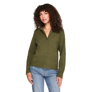 George Women's Long-Sleeve Henley Sweater