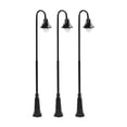 thumbnail image 2 of Milaget 3 Pieces Mini Street Posts Light Model 3V Layout Courtyard Fairy Garden Lamp 13.5x2cm, 2 of 9