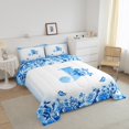 thumbnail image 3 of Erosebridal Letter Initial Bedding Twin Comforter Set,Monogrammed Personalized Down Comforter,Flower Decor,Reversible,Lightweight,2-Piece, 3 of 8