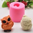 thumbnail image 4 of Fondant Silicone  3D Owl Candle  Fondant Silicone  Reusable   For Cake Decorating Chocolate Fondant Candy, 4 of 7