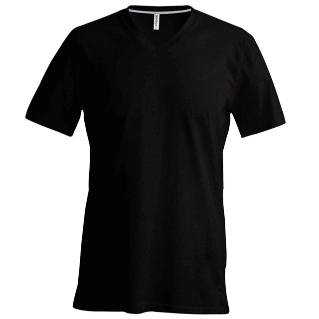 Kariban Mens Manches Courtes V Cou Slim Fit T-Shirt