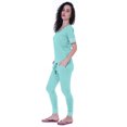 thumbnail image 2 of Moomaya Ensemble de Nuit Simple pour Femmes avec Pyjama en Coton 2 Pcs Nuisettes, 2 of 7