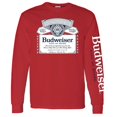 thumbnail image 1 of Budweiser Budweiser 809686-large Chandail à Manches Longues Imprimé - Grand, 1 of 1