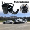 thumbnail image 2 of Trailer Tow Chain Holder Aluminum Heavy Duty Rust-Proof Trailer Towing Chain Organizer with 7-Way Plugs Cover Tangle-Free Storage Accessories for RV Hitch, 2 of 8