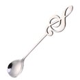 thumbnail image 1 of Agiferg Music Stainless Steel Spoon Dessert Spoon Teaspoon Music Bar Spoon, 1 of 8
