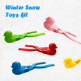 thumbnail image 3 of 5PCS Snow Snowball Maker Clip Maker Animal Shaped Snow Sand Mold Tool Winter Snow Toys Kit, 3 of 8