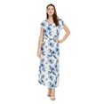 thumbnail image 1 of Robe Longue Simple Hawaïenne à Manches Cap Luau pour Femme TG Day Dream Bloom, 1 of 5