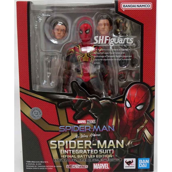 Spider-Man No Way Home Figurine Articulée de 6 Pouces S.H. Figuarts - Combinaison Intégrée Spider-Man