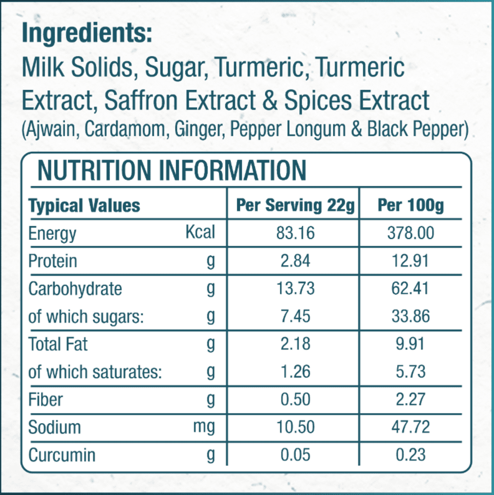 Senso Turmeric Latte Mix, 6 Single Serve Sticks