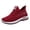 Red, variant on Commforr Slip On Sneakers Women, Arch Support Shoes for Women, Women's Running Shoes Ultra Lightweight Breathable Comfortable Walking Shoes Casual Fashion Sneakers Mesh Workout Shoes, Black, 10