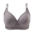 thumbnail image 4 of Yuyuzo 3PCS Bras for Women Push up Full Coverage Comfortable Plus Size Soft Seamless Wireless Bras, 4 of 7