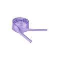 thumbnail image 1 of INSPIRE CHIC Unisex Solid Color Flat 0.4'' Wide Ribbon Shoelaces 2 Pairs 120cm/47.2" Purple, 1 of 6