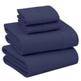thumbnail image 1 of RUVANTI 100% Cotton Percale King Sheets, King Size Sheets Set, Crown Blue, 1 of 8