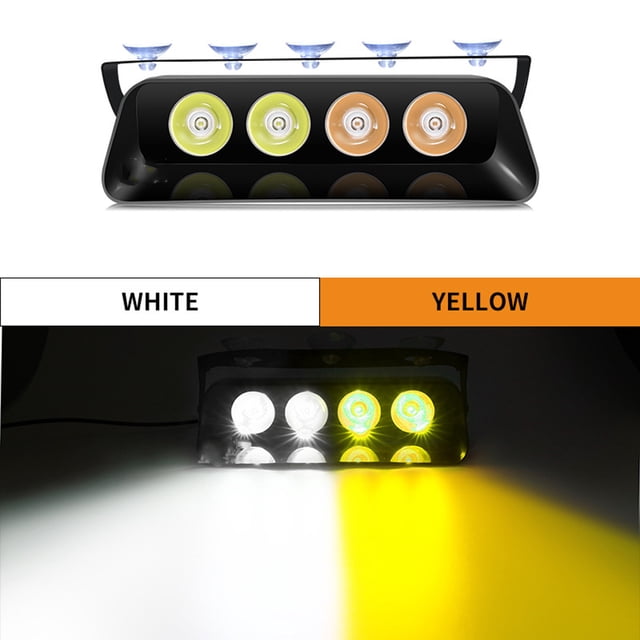 Yhmxh Home Essentials Home Appliances Suction Cup Flashing Light Automotive LED Front Gear Suction Cup Flashing Light Shovel Light Road Light Strobe Light Security Light Suction Cup Lamp
