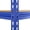 Blue, variant on Yaheetech 5 Tiers Storage Shelf Metal Frame Organizer Rack 330LB Capacity for Each Tier, Black