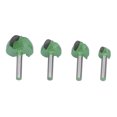 thumbnail image 2 of Herwey Cove Box Bit,4Pcs Cove Box Router Bit Round Nose 2 Flute Tungsten Steel CNC Woodworking Cutter Tools,Woodworking Cutter Tools, 2 of 8