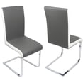thumbnail image 2 of Canadian Anne Dining Chair Grey & White (Set of 2), 2 of 3