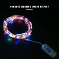 thumbnail image 3 of USB LED Light String Home Office Garden Waterproof Remote Control Timer Lamp String 20m 200LEDs Colorful, 3 of 6