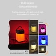 thumbnail image 2 of yeacher Multicolor USB Rechargeable Mini Camping Light with Hook, 2400mAh Battery, 18-24H Runtime, Portable Night Light for Outdoor & Bedside Use, 2 of 6